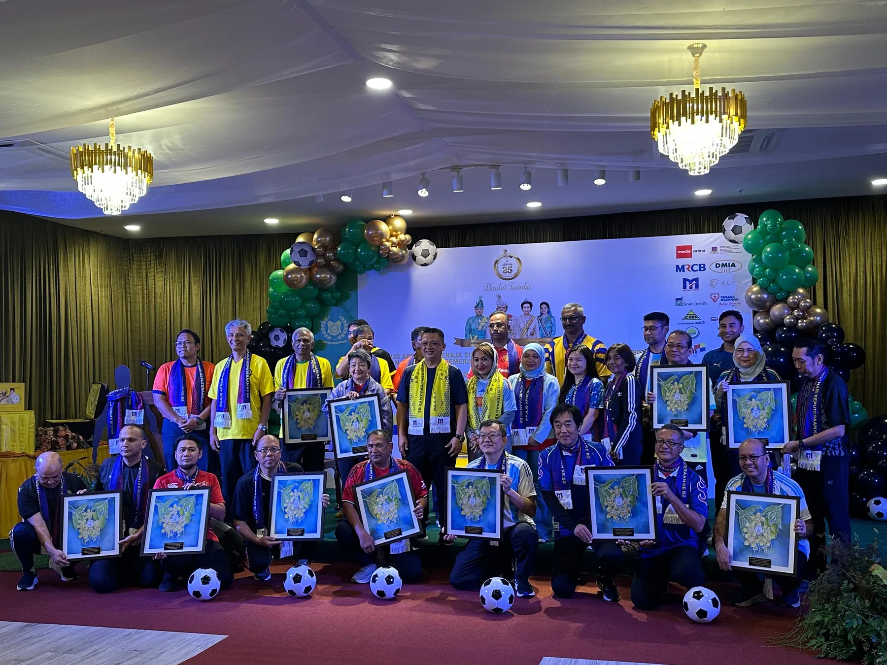 Corporate event presentation and award ceremony